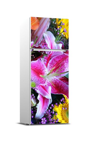 Tilki Dünyası Refrigerator Door Covering Sticker 0182