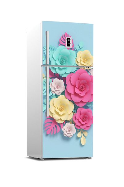 Tilki Dünyası Refrigerator Door Covering Sticker 0166