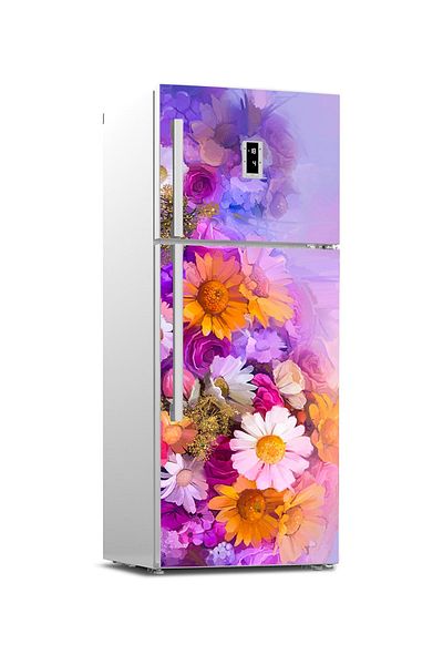 Tilki Dünyası Refrigerator Door Covering Sticker 0103