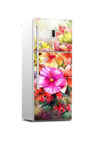 Tilki Dünyası Refrigerator Door Covering Sticker 0120