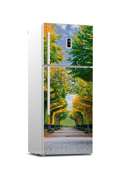 Tilki Dünyası Refrigerator Door Covering Sticker 0119