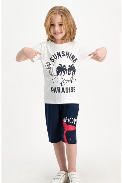 ROLY POLY Set Capri Sunshine Paradise Cream Boy