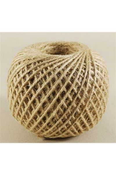 Ece Jute (Jut) Rope, Natural, Straw, Rope, Wicker Rope 1 Piece 100Gr – Birthday Ornament – Birthday Ornament –