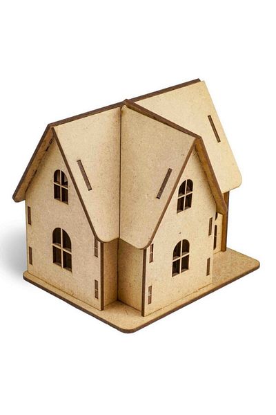 HAYAL Wooden Villa Model - 3D Wooden Model