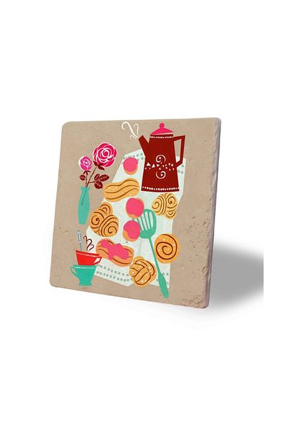 Oscar Stone Decor Natural Stone Trivet