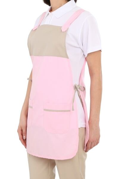 İstanbul Üniforma Blok Renkli İş Önlüğü