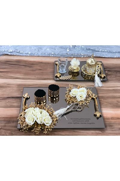 İnci Engagement Tray and Groom's Coffee Set