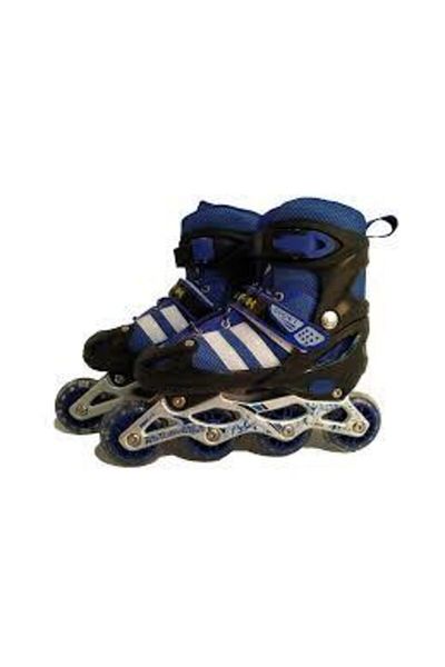 Pasifik 39-43 Blue Adjustable Lighted Roller Skates
