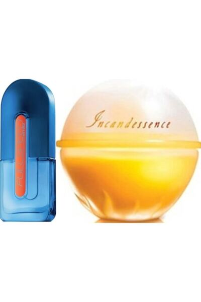 AVON Fullspeed Nıtro Edt 75 ml Erkek+ Incandessence Edp 50 ml Kadın  Parfüm  ...