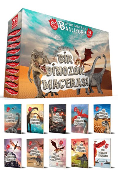 Genel Markalar Bir Dinozor Macerası Hikaye Serisi (10 Kitap) / Model Eğitim Y...