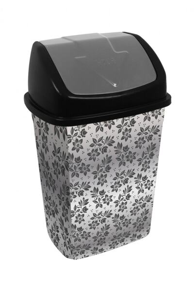 dirisan home's Desenli Klik Çöp Kovası 15 Litre
