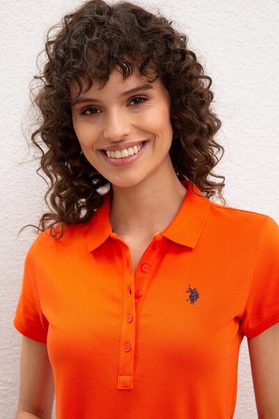 U.S. Polo Assn. Tricou roșu pentru femei