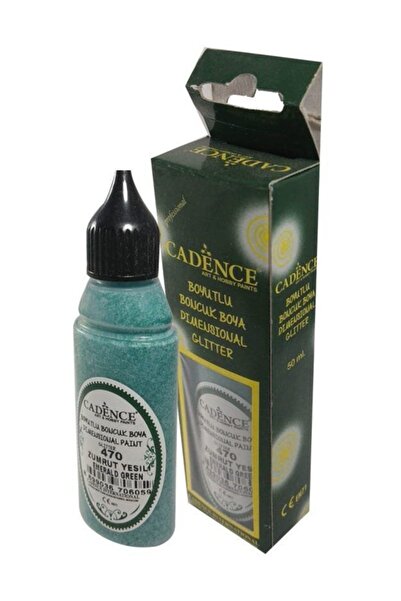 Cadence Boncuk Boyası Simli 50ml Zümrüt Yeşil No:470