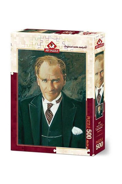 Art Puzzle Ataturk Portrait 500 Piece Puzzle