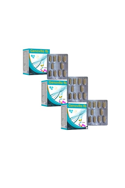 WANNA İLAÇ KOZMETİK Genovita 60 Tablet  3 Kutu