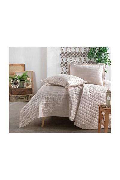 Clasy Single Bedspread Pedra v1 Beige