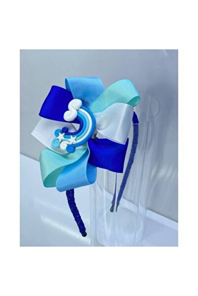 QUEEN AKSESUAR Laciver - Curcubeu albastru de lux, cadou pentru mamă și fiică...