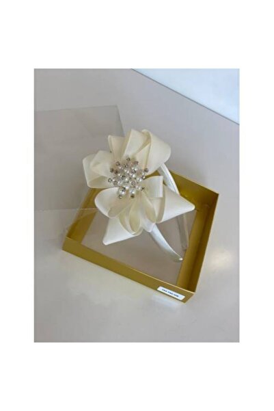 QUEEN AKSESUAR Mother Girl Baby Crown with Cream Pearl Brooch