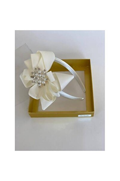 QUEEN AKSESUAR Mother Girl Baby Crown with Cream Pearl Brooch