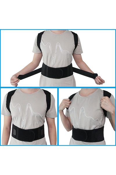 Ankaflex Magnetic Waist Back Shoulder Corset for Standing Upright Women Men Upright Posture Corset
