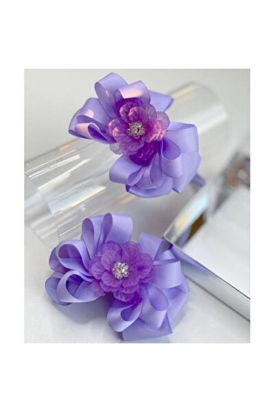 QUEEN AKSESUAR Лила 2' Брошка с цветя Комплект за майка и дъщеря Комплект сат...