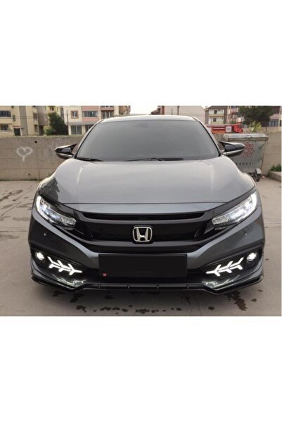 Genel Markalar Honda Civic İçin Uyumlu Fc5 (2019+) Makyajlı Kasa Ön Sis Ledi Uçak Ağaç Dizayn Hareketli