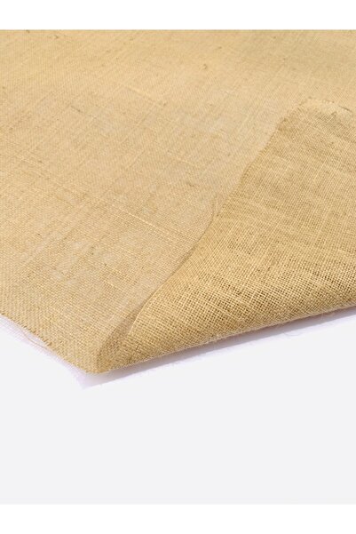 Doğal Atölye قماش الجوت المزخرف بغرز متقاطعة 10 قطع - 100 سم عرض 5 أمتار