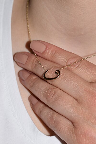 Aydın Kuyumculuk 14 Ayar Altın vav Kolye