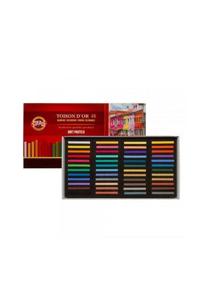 Koh-i Noor Toison Dor Soft Pastel Cornered 48pcs (8516)