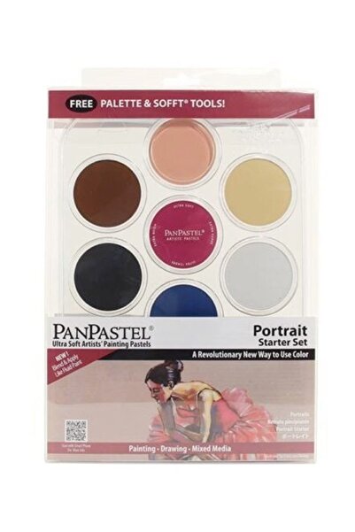 Panpastel Artist Pastel Paint Set 7-Piece Portrait Starter Set