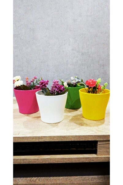 Poliwork 4 Lü Gardenya 650 Ml Saksı