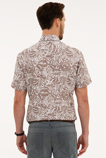 Pierre Cardin Κοντομάνικο πουκάμισο Mink Regular Fit