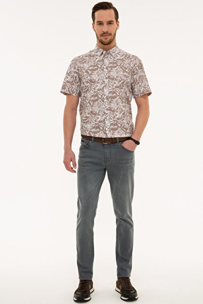 Pierre Cardin Κοντομάνικο πουκάμισο Mink Regular Fit