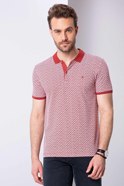 Pierre Cardin Tile Slim Fit Polo Neck T-Shirt