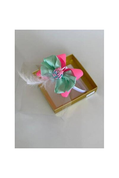 QUEEN AKSESUAR Mint - Neon Pink Lollipop Lu Mother Girl Baby Gift Crown