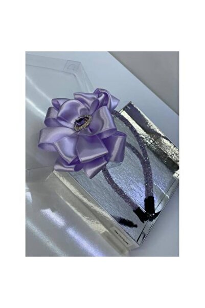 QUEEN AKSESUAR Λιλά Κρυστάλλινη Πέτρα Σατέν Πολυτελές Δώρο για Μητέρα και Κόρ...