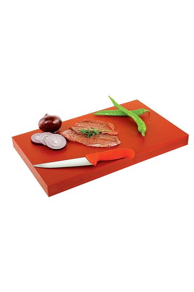 yeni11 Polyethylene Cutting Board Red 25*40*2 Thickness Butcher Charcuterie Sheet