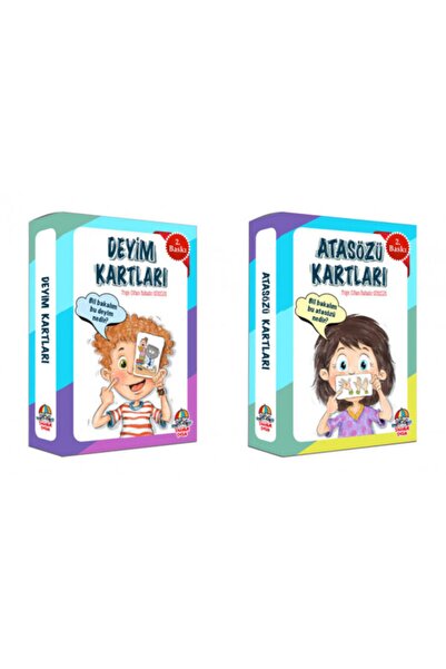 Yağmur Çocuk Deyim Kartları + Atasözü Kartları Set - Cihan Bahadır GÜRELİK - ...