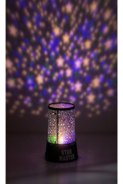 MUJGAN Yıldızlı Gece Lambası Led Projektörlü Gece Lambası