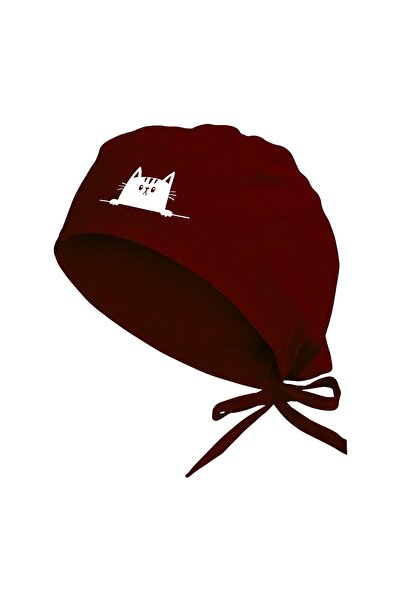 Tasarım Trend Kalp Stetoskop Temalı Özel Tasarım Hastane Cerrahi Bone Bordo