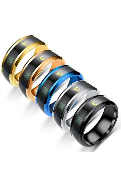 İndirimDiyarı Blue Color Thermometer Ring