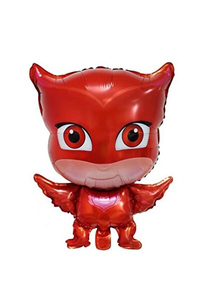 Happyland 1 Ad Pijamaskeliler Baykuş Kız Folyo Balon, Pija Masks Uçan Balon