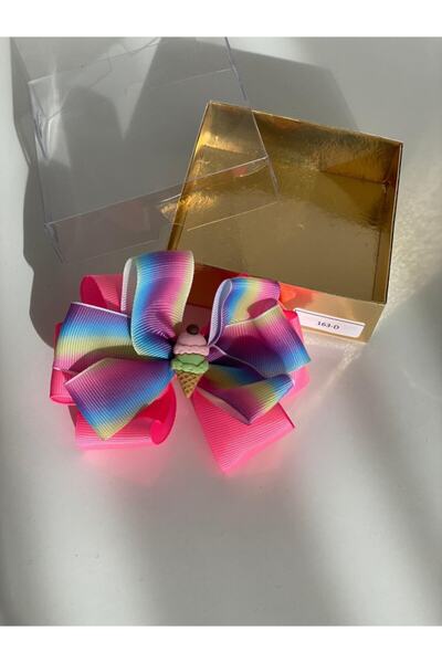 QUEEN AKSESUAR Сладоледена украса „Дъга“ за рожден ден на момиченце – фиба за...