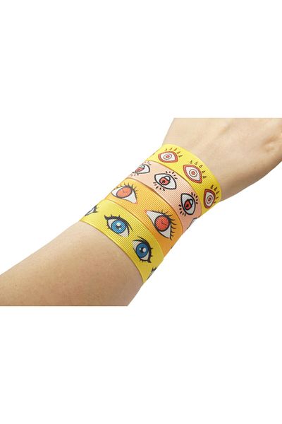 gokmentoy Eyes Patterned Festival Bracelet "model 1-2