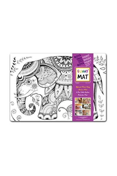 Akademi Çocuk Funny Mat Fil 68x45 cm.