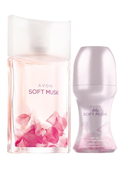 AVON Soft Musk Kadın Parfüm Ve Soft Musk Lily Rollon Set