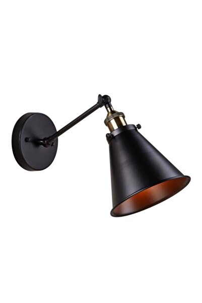 Rsylight ريترو معدن أسود مزدوج مفصل ديكور ريفي الجدار الشمعدان