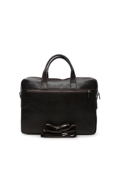 KEMAL TANCA حقيبة رجالية من الجلد البني الأصلي 363 7969D ERK CANTA