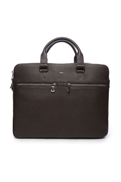 Tamer Tanca Genuine Leather Brown Men's Briefcase Bag 363 6872 ERK BAG