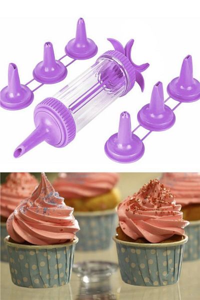 Penguen Plastic Cup Cake Pastry Cream Pump